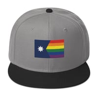 Image 13 of Minnesota Rainbow Pride Flag (6 Stripe) Ballcap