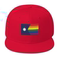 Image 18 of Minnesota Rainbow Pride Flag (6 Stripe) Ballcap