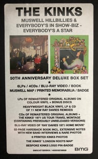 Image 2 of THE KINKS - Muswell Hillbillies + Everybody's... BOX 6 LP + 4 CD + Blu-Ray + Book 52 pag