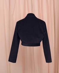 Image 12 of Cropped Phuncle Jacket - Navy