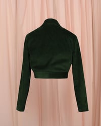Image 17 of Cropped Phuncle Jacket- Evergreen