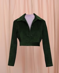 Image 15 of Cropped Phuncle Jacket- Evergreen