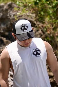 Image 2 of Tamban Mesh Cap: White