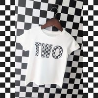 Image 1 of T-SHIRT: Checkerboard Birthday