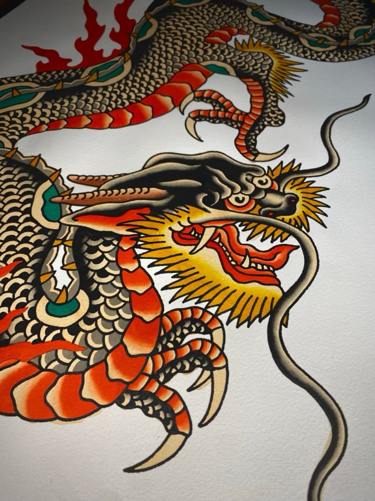 ‘DRAGON’ original painting  Image 2