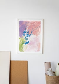 Image 3 of Bliss - Colorful and Flowy Abstract Art Poster