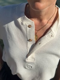 Image 6 of Polo “Waffle” Beige 