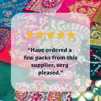 Image 2 of Sari Fabric Elements 'Beatrix' - Flower Show Collection
