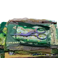 Image 5 of Sari Fabric Elements 'Beth' - Flower Show Collection