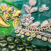 Image 4 of Sari Fabric Elements 'Beth' - Flower Show Collection