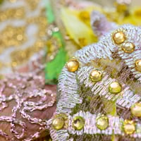 Image 4 of Sari Fabric Elements 'Kitty' - Flower Show Collection