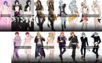 Various Dakimakura / Body Pillow (Aoba, Lilia, Leona Twisted Wonderland, Naruto Deidara, Gaara, etc)