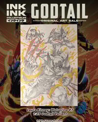 Image 1 of Original Art Published Cover: Laura Kinney: Wolverine #7 1:25 Godtail Variant // Thikyo Godtail 