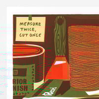Image 3 of The Golden Rule silkscreen print
