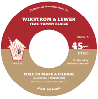 Image 1 of WIKSTROM & LEWEN "Time To Make A Change/ Good, Good Feeling" 45rpm 7" Vinyl