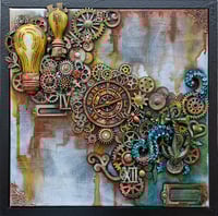 Image 1 of STEAMPUNK FRAMED CANVAS