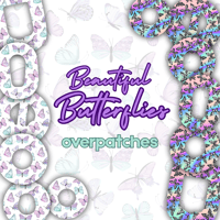 Beautiful Butterflies Overpatches