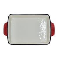 Image 2 of Baking Tray - Enamelled cast iron (red)