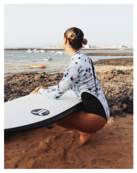 Image 3 of Animal tie dye short wetsuit