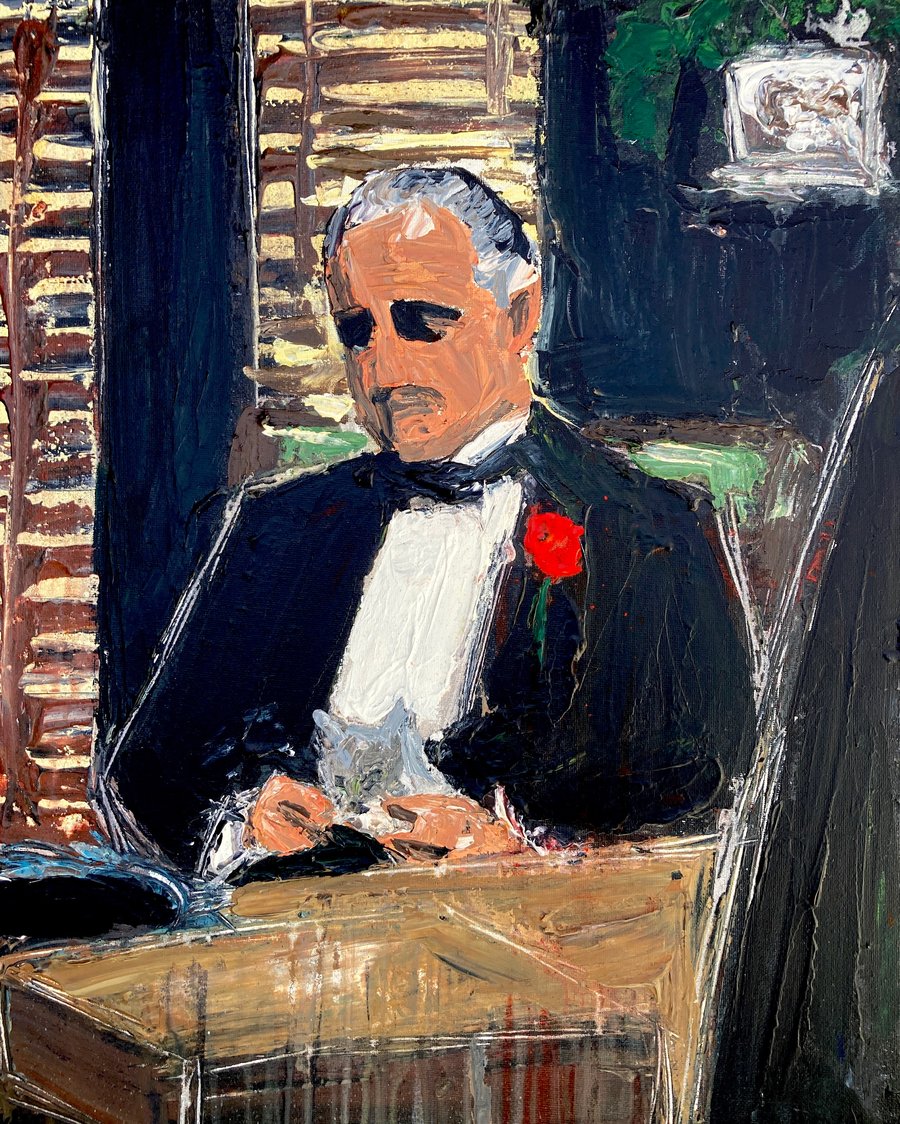 Image of The Godfather (original on canvas)