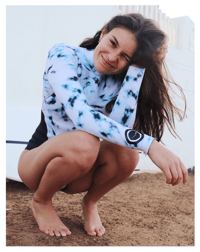 Image 5 of Animal tie dye short wetsuit