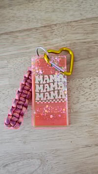 Porte-clés MAMA corail