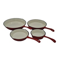 Image 4 of Enamelled cast Iron frying pans (set of 4)