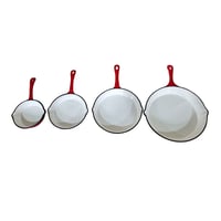 Image 5 of Enamelled cast Iron frying pans (set of 4)
