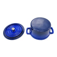 Image 4 of Mini Cocotte - Enamelled cast iron (Blue)