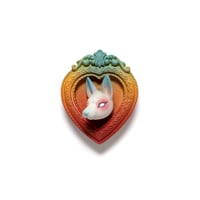 Image 1 of Sugoi Chikkoi Frame (heart/orange)