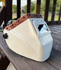 Image 1 of Embossed Leather White Hobart