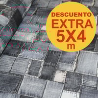 Image 1 of TELA PATCHWORK DENIM