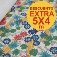 Image 1 of TELA FLORES BEIGE