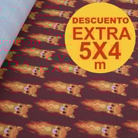 Image 1 of TELA LLAMA LLAMA MARRÓN
