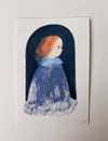 Mimi ~ Original mini portrait painting