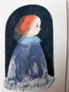 Mimi ~ Original mini portrait painting