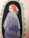 Mimi standing ~ Original portrait painting