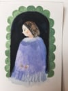 Lila ~ Original portrait painting