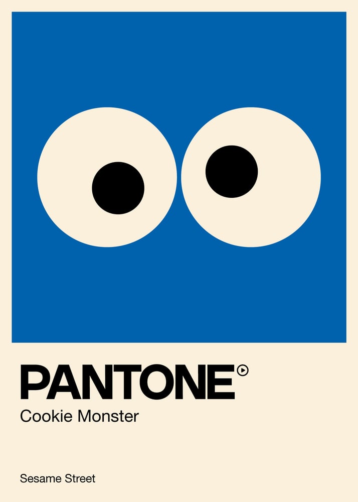 Image of Pantone Cookie Monster
