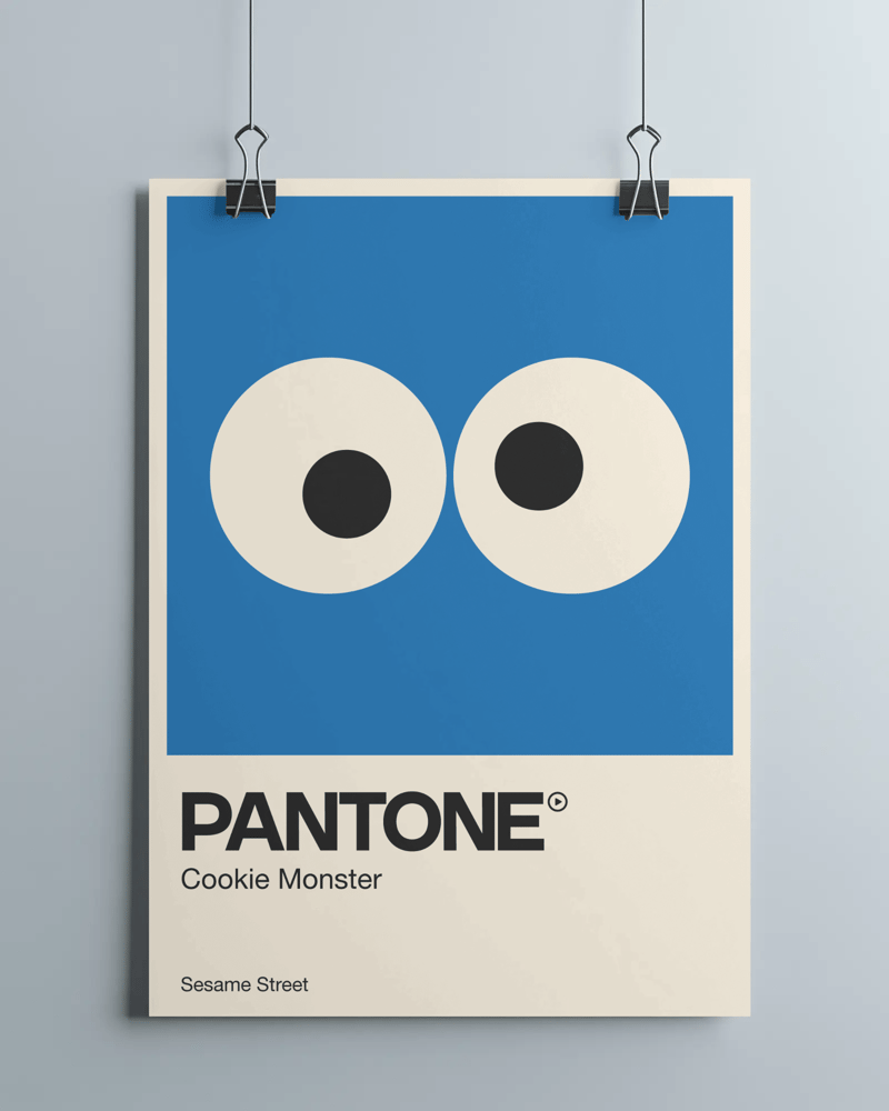 Image of Pantone Cookie Monster
