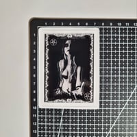 Image 2 of Black Metal Mistress Glossy Finish Vinyl Sticker 