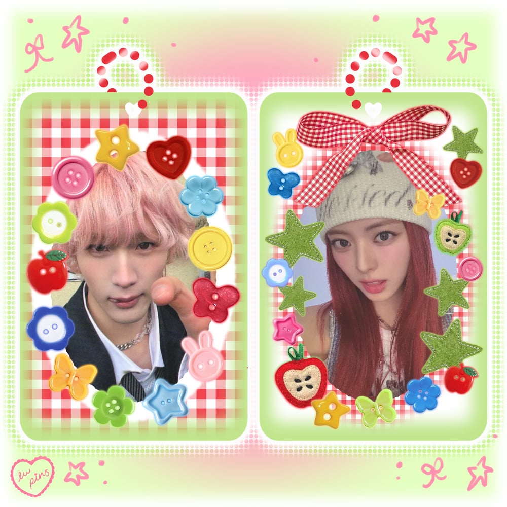 PREORDER: Button Double Sided Acrylic Photocard Holder