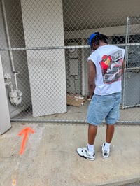 Image 3 of  OG “Distressed Rhinestone” Jorts 2.0