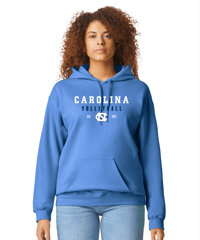 Image 2 of Carolina Volleyball Est. Hoodie (Blue)