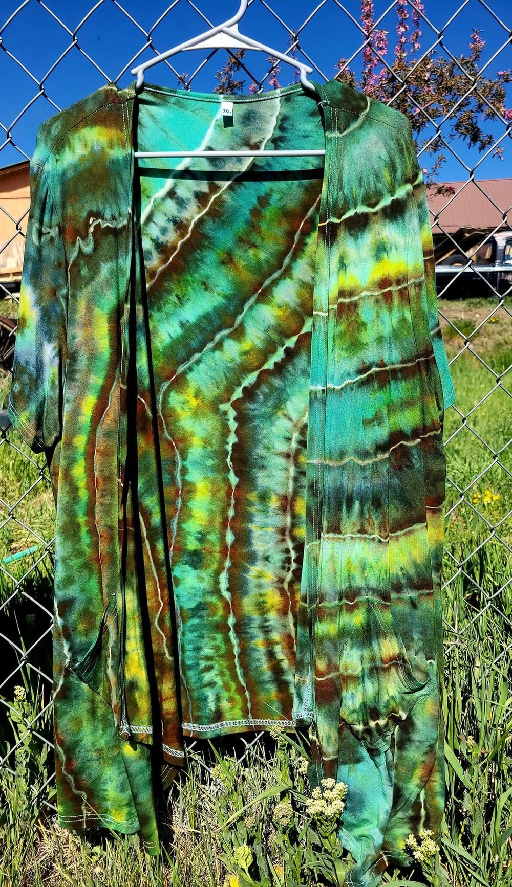Image of  "Ocean Veins Geode Cardigan"