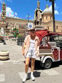 Image 7 of Camisa “Monaco” naranja 