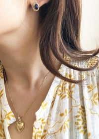 Image 8 of Victorian Blue Sapphire Cabochon Earring