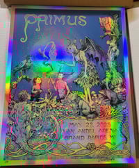 Image 2 of  Primus Poster FOIL EDITION 2025 Grand Rapids, Michigan