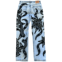 Image 2 of Rose Jeans Distressed Light Wash