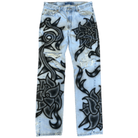 Image 1 of Rose Jeans Distressed Light Wash
